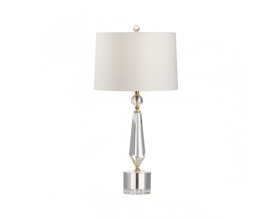 Wildwood - Pompano Lamp in Clear/Polished, Acrylic