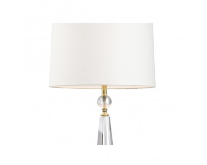 Wildwood - Pompano Lamp in Clear/Polished, Acrylic