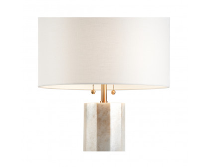 Wildwood - Andria Lamp in Natural Carslan, Marble