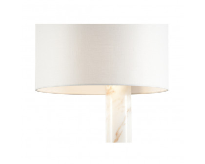 Wildwood - Rimini Lamp in Natural Calacatta Gold/Coffee Bronze, Marble