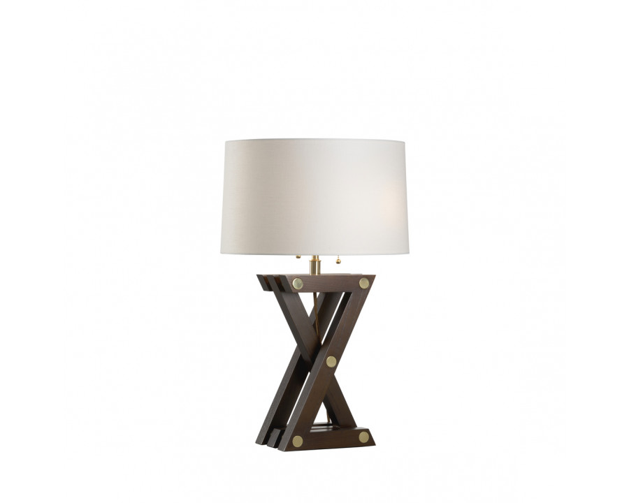 Wildwood - Zander Table Lamp in Walnut, Wood