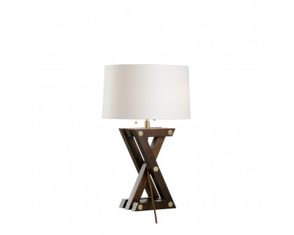 Wildwood - Zander Table Lamp in Walnut, Wood