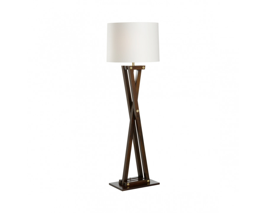 Wildwood - Zander Floor Lamp in Walnut, Wood