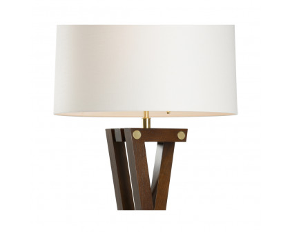 Wildwood - Zander Floor Lamp in Walnut, Wood