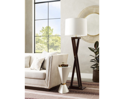 Wildwood - Zander Floor Lamp in Walnut, Wood