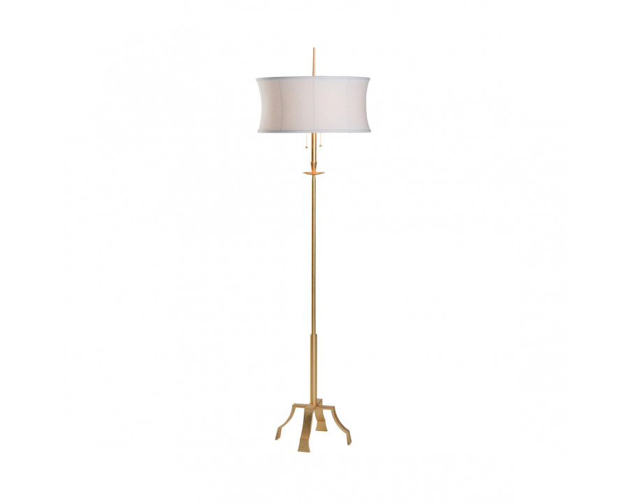 Wildwood - Parkway Floor Lamp in Gold Leaf, Metal