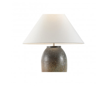 Wildwood - Megumi Table Lamp in Shiga/Brown/Green