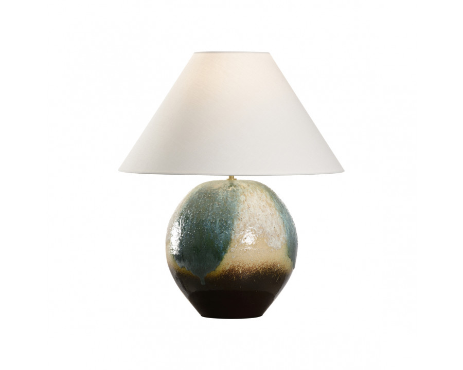 Wildwood - Aoi Table Lamp in Shiga/Brown/Green/Cream