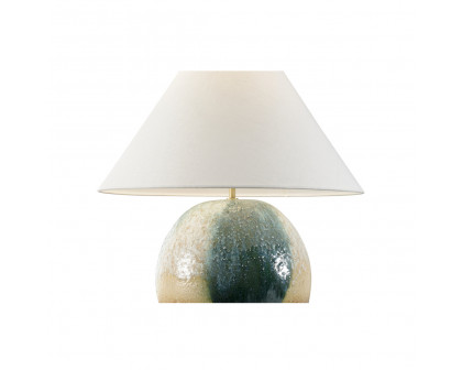 Wildwood - Aoi Table Lamp in Shiga/Brown/Green/Cream