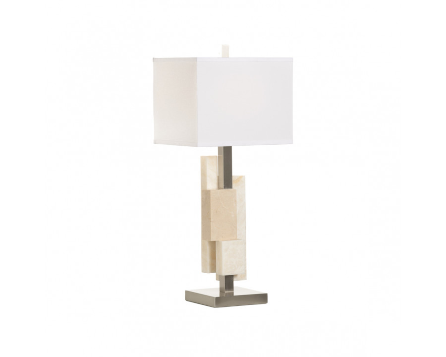 Wildwood - Breuer Lamp in Brushed Nickel/Natural White, Iron