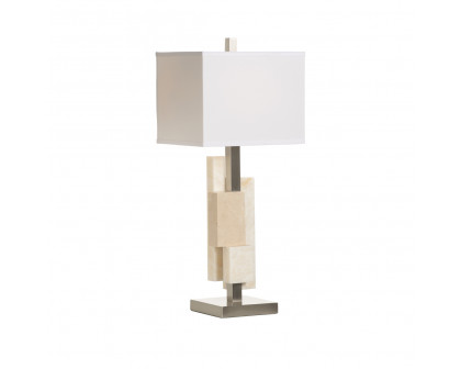 Wildwood - Breuer Lamp in Brushed Nickel/Natural White, Iron