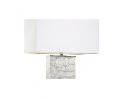 Wildwood - Whitman Lamp in Polished Nickel/Natural White, Iron