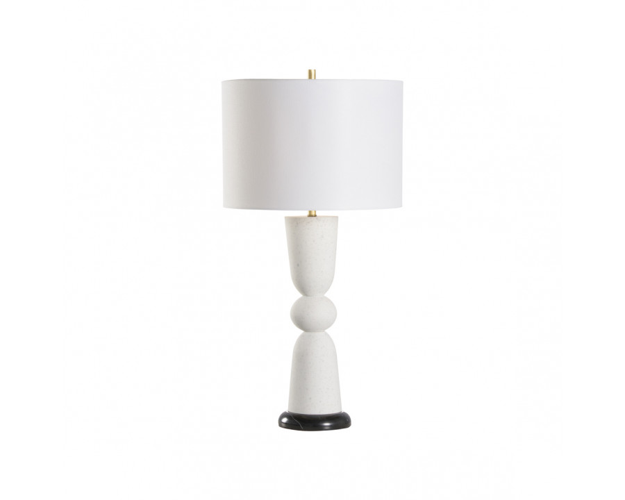 Wildwood - Beau Lamp in Natural White, Terrazzo