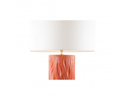 Wildwood Satin Folds Lamp - Roja