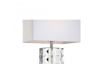 Wildwood - Josette Table Lamp in Clear/Polished Nickel, Crystal