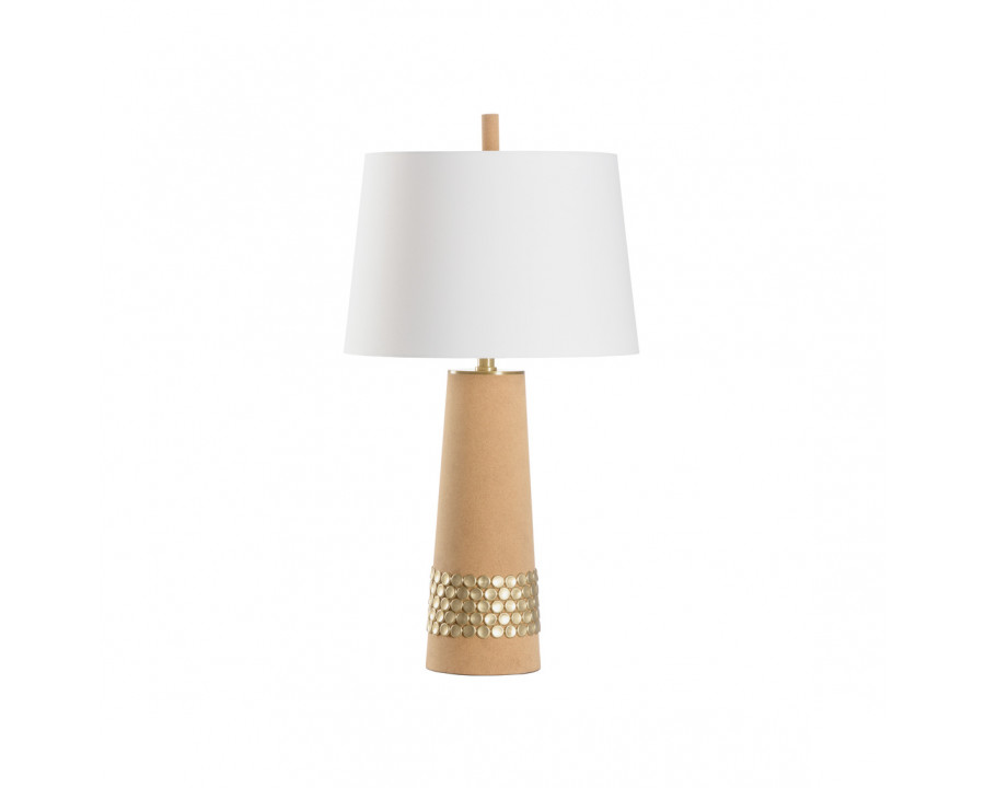 Wildwood - Beaujolais Lamp in Natural/Antique Brass, Cork