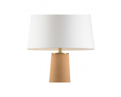 Wildwood - Beaujolais Lamp in Natural/Antique Brass, Cork