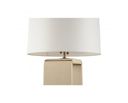 Wildwood - Oak Island Table Lamp in Taupe/Antique Brass