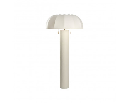 Wildwood - Perruche Floor Lamp in Textured Cream