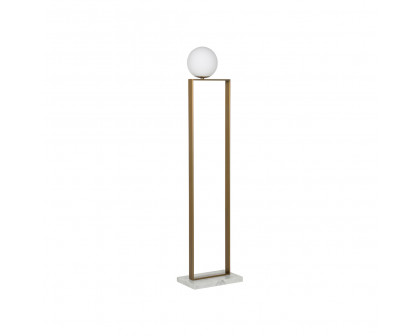 Wildwood Milano Floor Lamp - Antique Brass