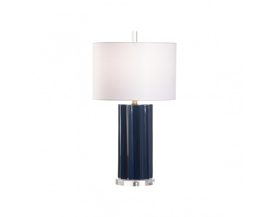 Wildwood - Raya Lamp in Blue Glaze