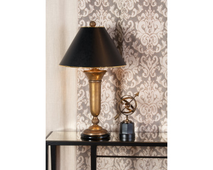 Wildwood - Cedric Lamp in Rubbed Patina, Brass