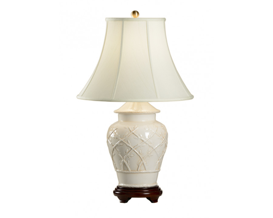 Wildwood - China Today Lamp in White Glaze, Ceramic/Porcelain