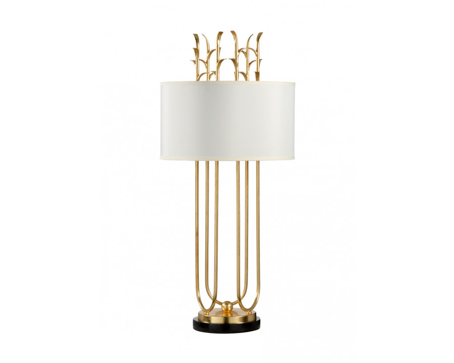 Wildwood - Julianne Lamp in Gold Leaf, Iron