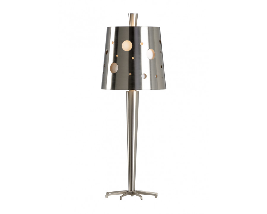 Wildwood - Uber Lamp in Brushed Nickel, Large