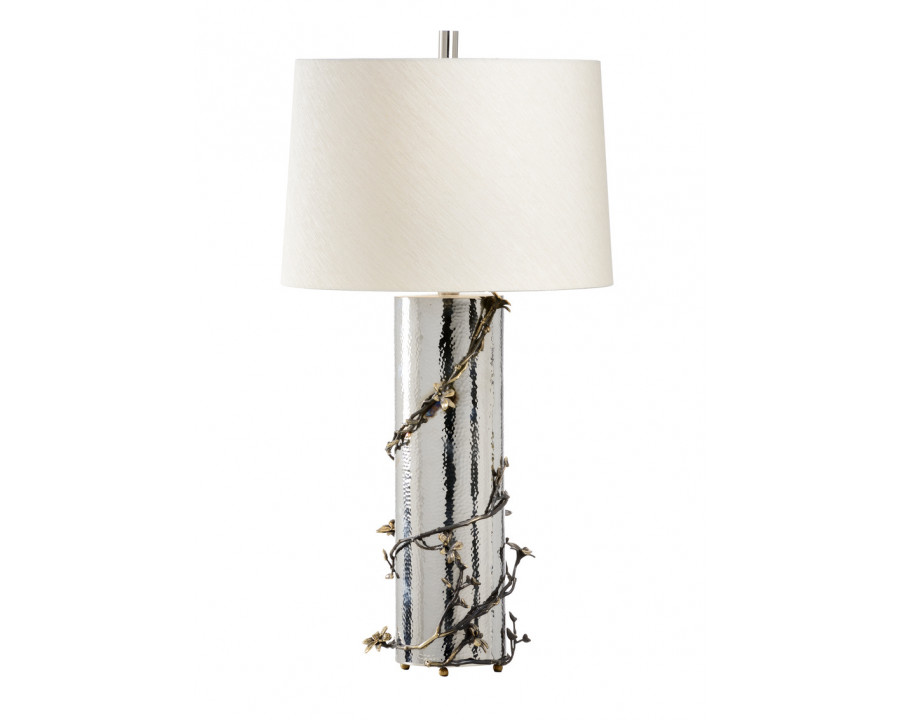 Wildwood - Sierra Lamp in Hammered/Polished Nickel/Antique