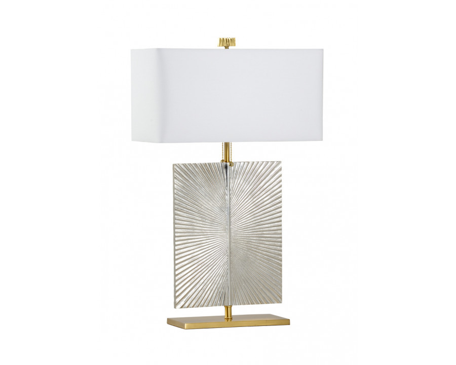 Wildwood - Astaire Lamp in Silver Leaf, Iron