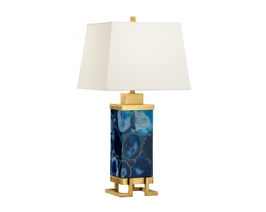 Wildwood - Oceans Lamp in Blue, Agate