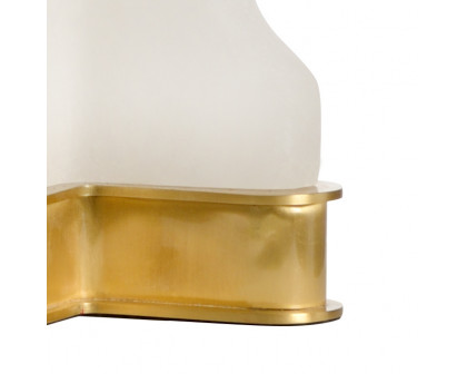 Wildwood - Lucas Lamp in Natural White, Alabaster