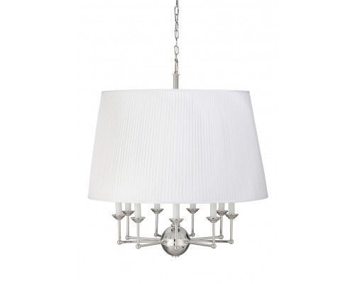 Wildwood - Jermyn Street Chandelier in Polished Nickel, Large