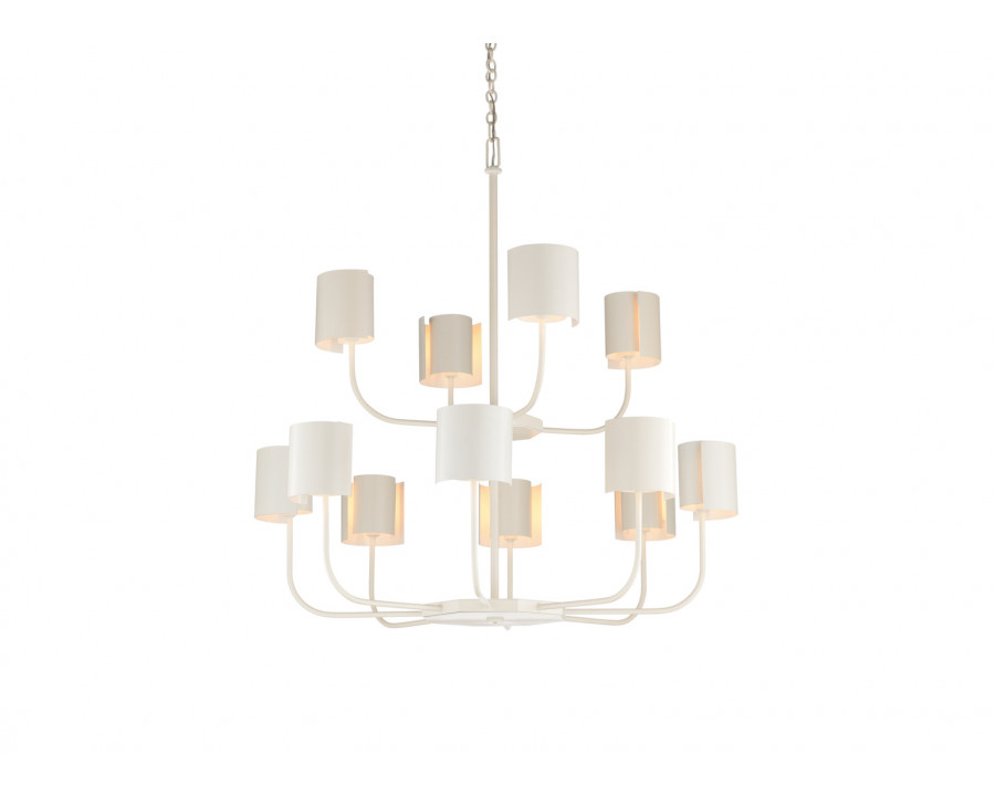 Wildwood Castle Yard Chandelier (Dbl) - White