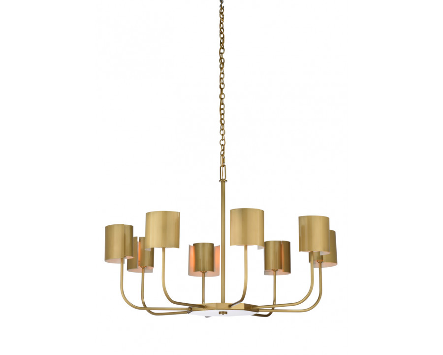 Wildwood - Castle Yard Chandelier in Brass