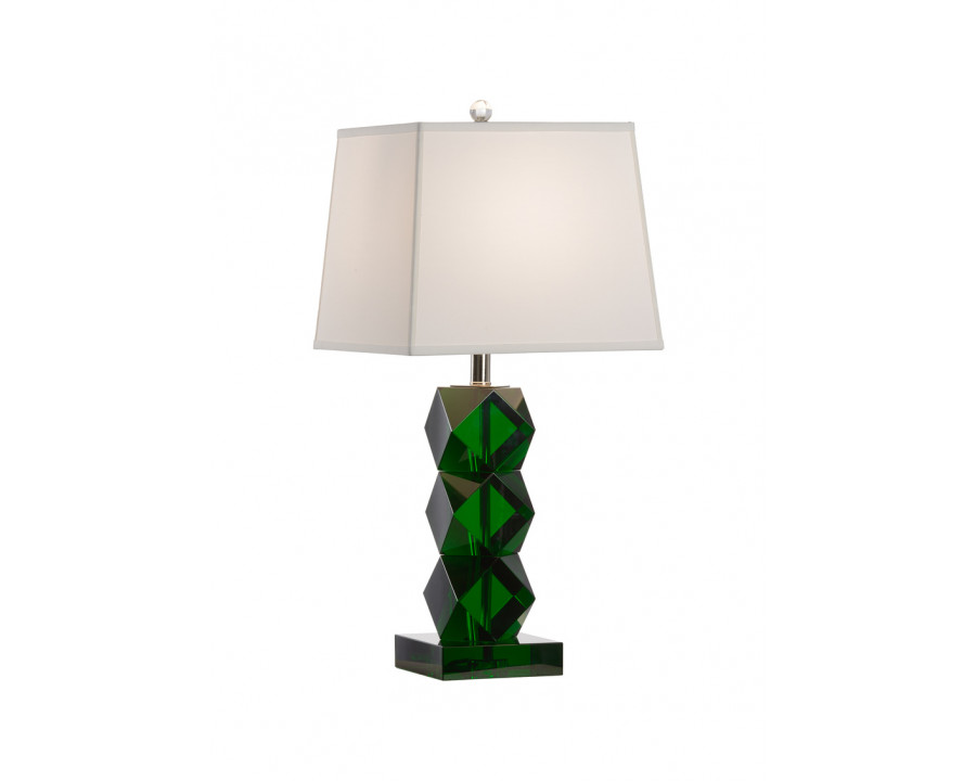 Wildwood - Emerald Crystal Lamp in Emerald, Crystal