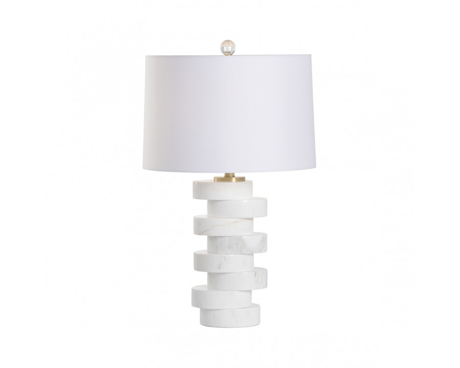 Wildwood - Dorsum Lamp in Natural White, Marble