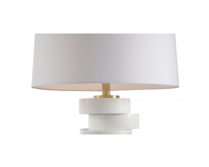 Wildwood - Dorsum Lamp in Natural White, Marble