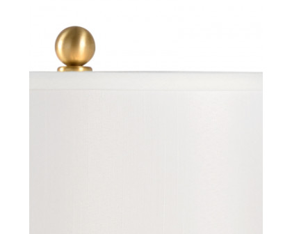 Wildwood - Swirl Credenza Lamp in Natural White/Anitque, Marble