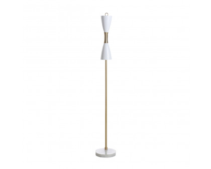 Wildwood - Ada Floor Lamp in Antique/White, Large