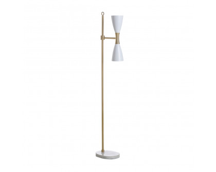 Wildwood - Ada Floor Lamp in Antique/White, Large