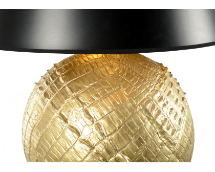 Wildwood Ally Lamp - Gold Leaf, Ceramic/Porcelain