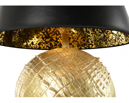 Wildwood Ally Lamp - Gold Leaf, Ceramic/Porcelain