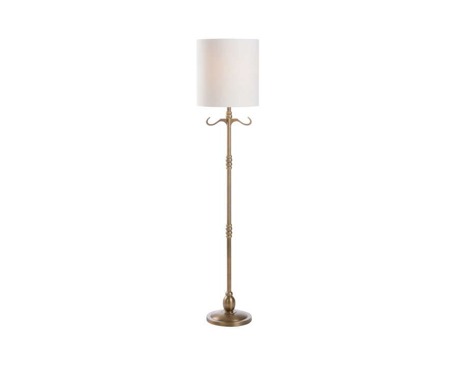 Wildwood - Lumiere Floor Lamp in Antique Brass, Iron