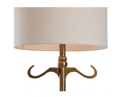 Wildwood - Lumiere Floor Lamp in Antique Brass, Iron