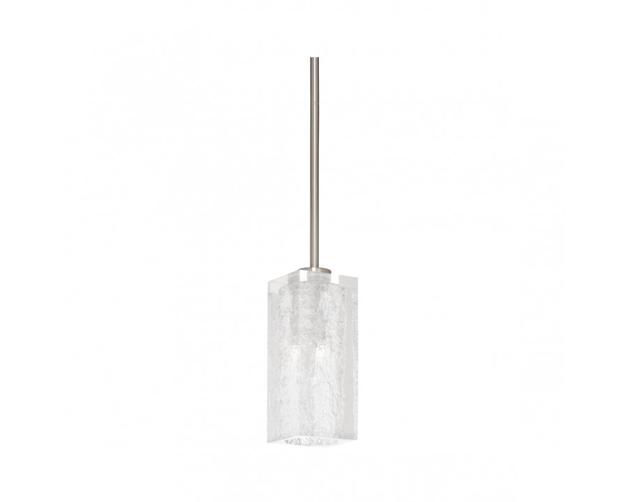 Wildwood - Lucallan Pendant in Satin Nickel/Textured, Iron