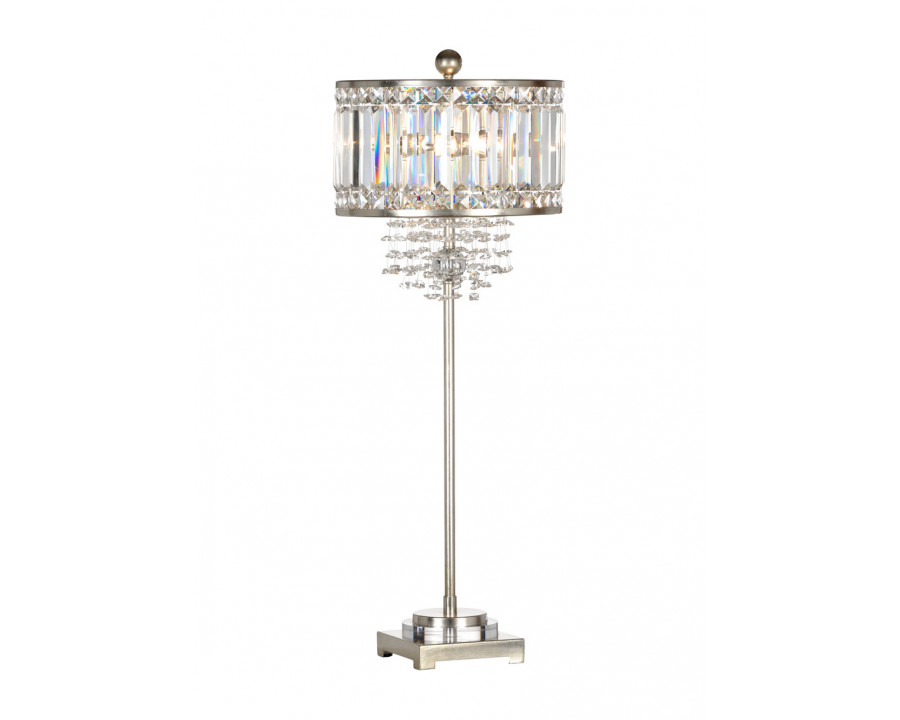 Wildwood - Luxe Lamp in Silver Leaf, Large