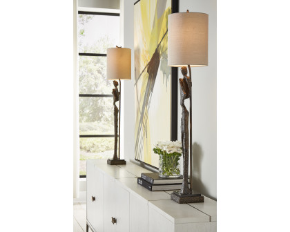 Wildwood - Gertrude Lamp in Dark Bronze, Composite