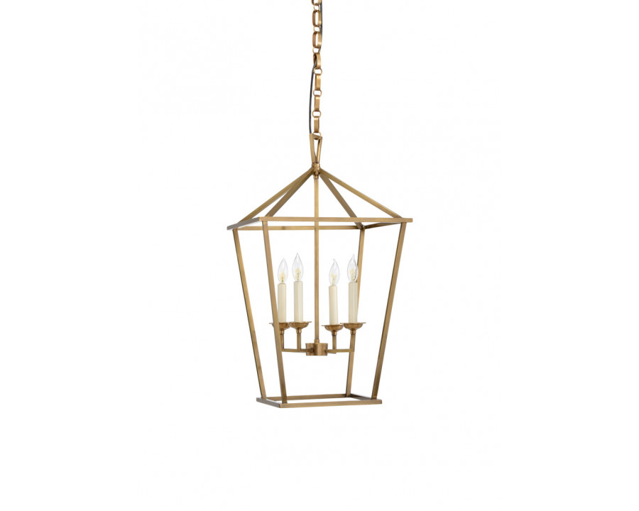 Wildwood - Carlton Pendant in Antique Brass, Metal